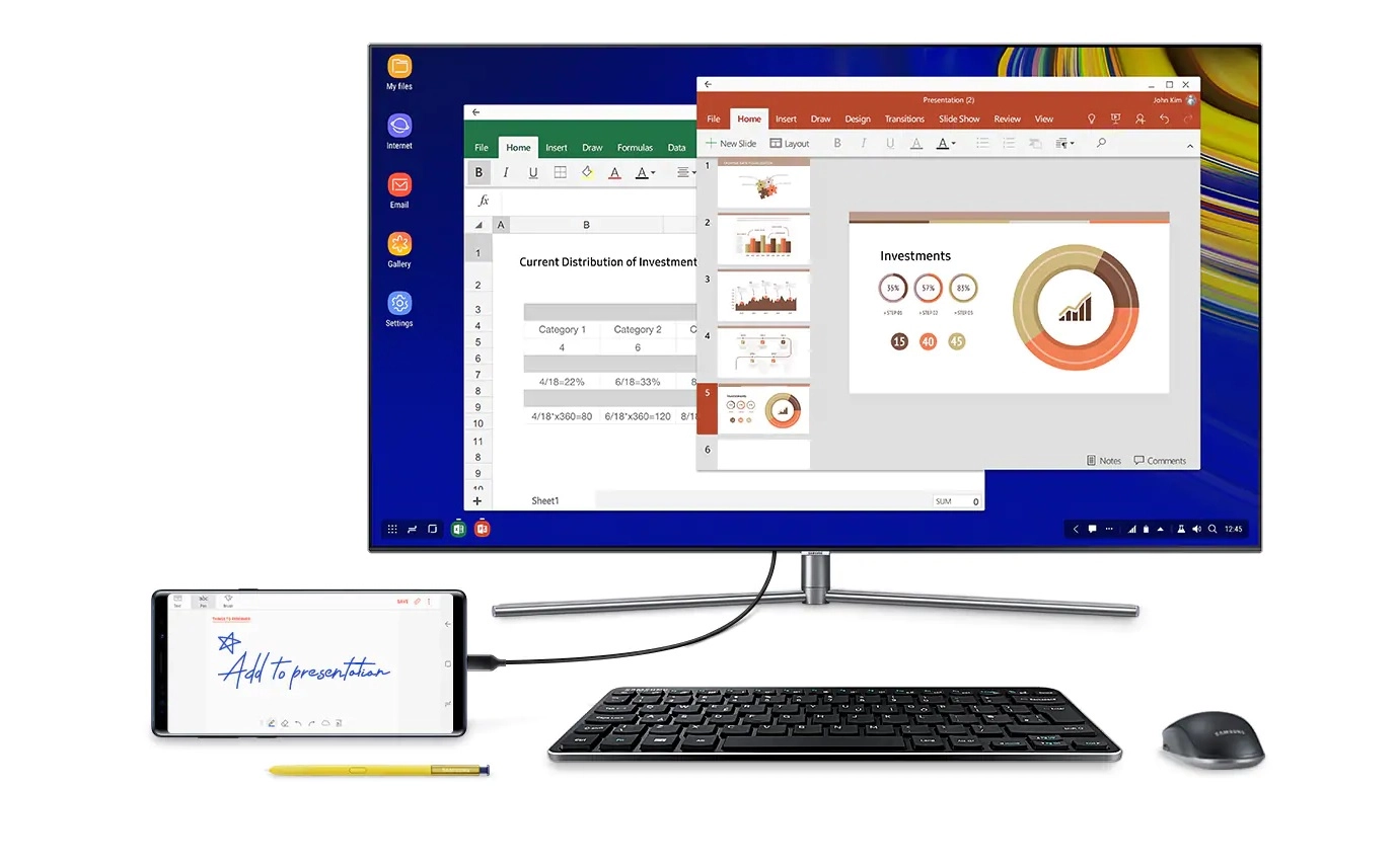 Samsung Dex Cable for Note 9/ N960 (EE-I3100) chính hãng, UBC Type-C chuyển HDMI